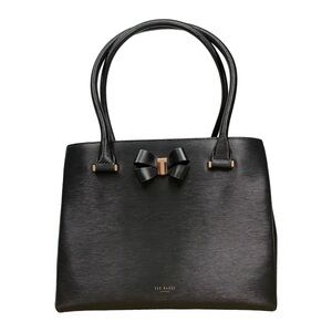 Ted Baker Epi Callaa Bow Detailed Shopper
Black Leather Shoulder Bag